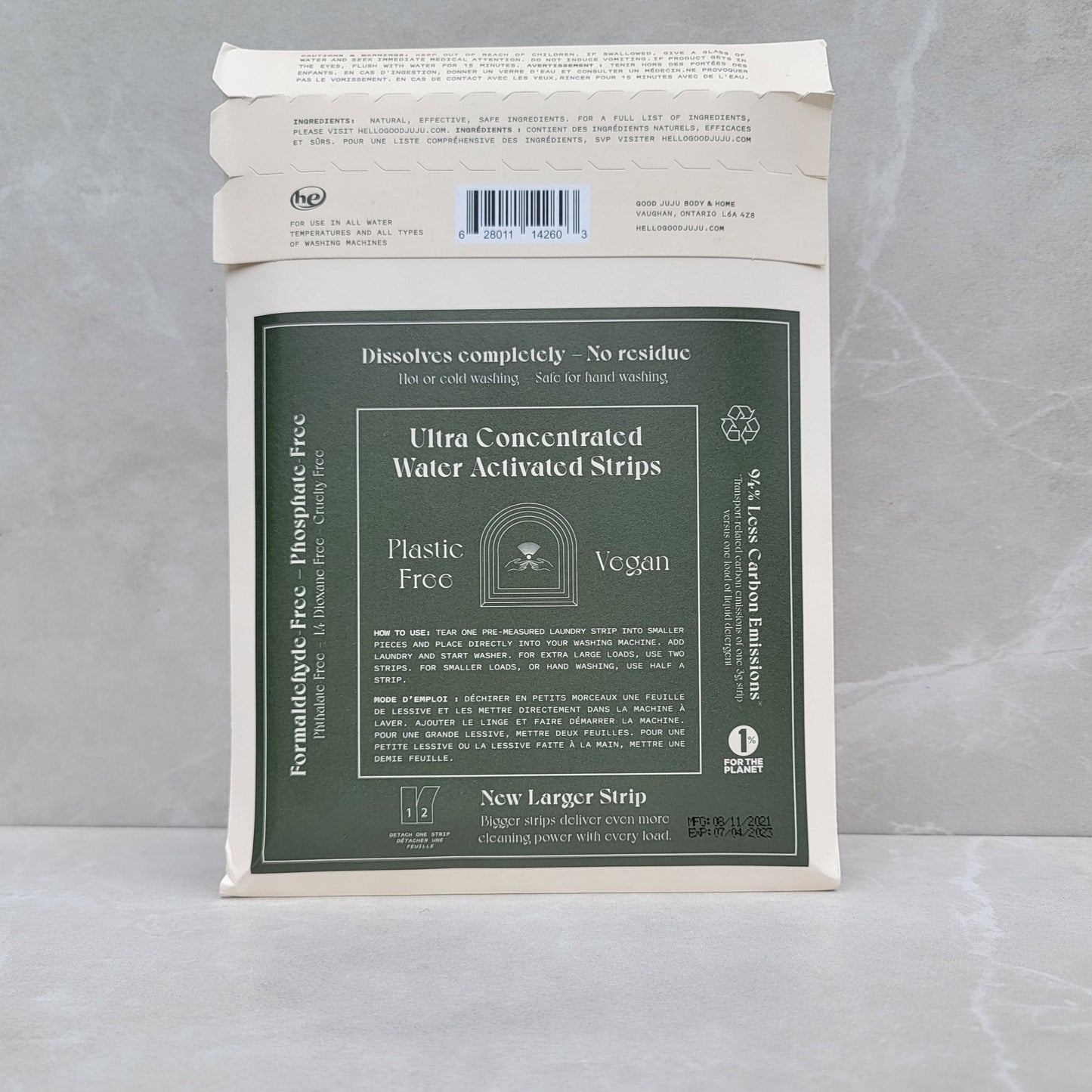 Laundry Detergent Strips