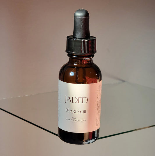 natural beard growth and protective oil