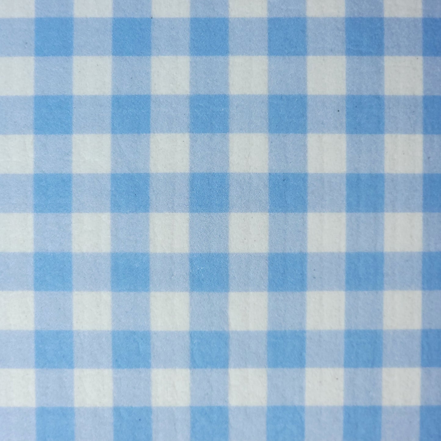 blue gingham swedish dishcloth