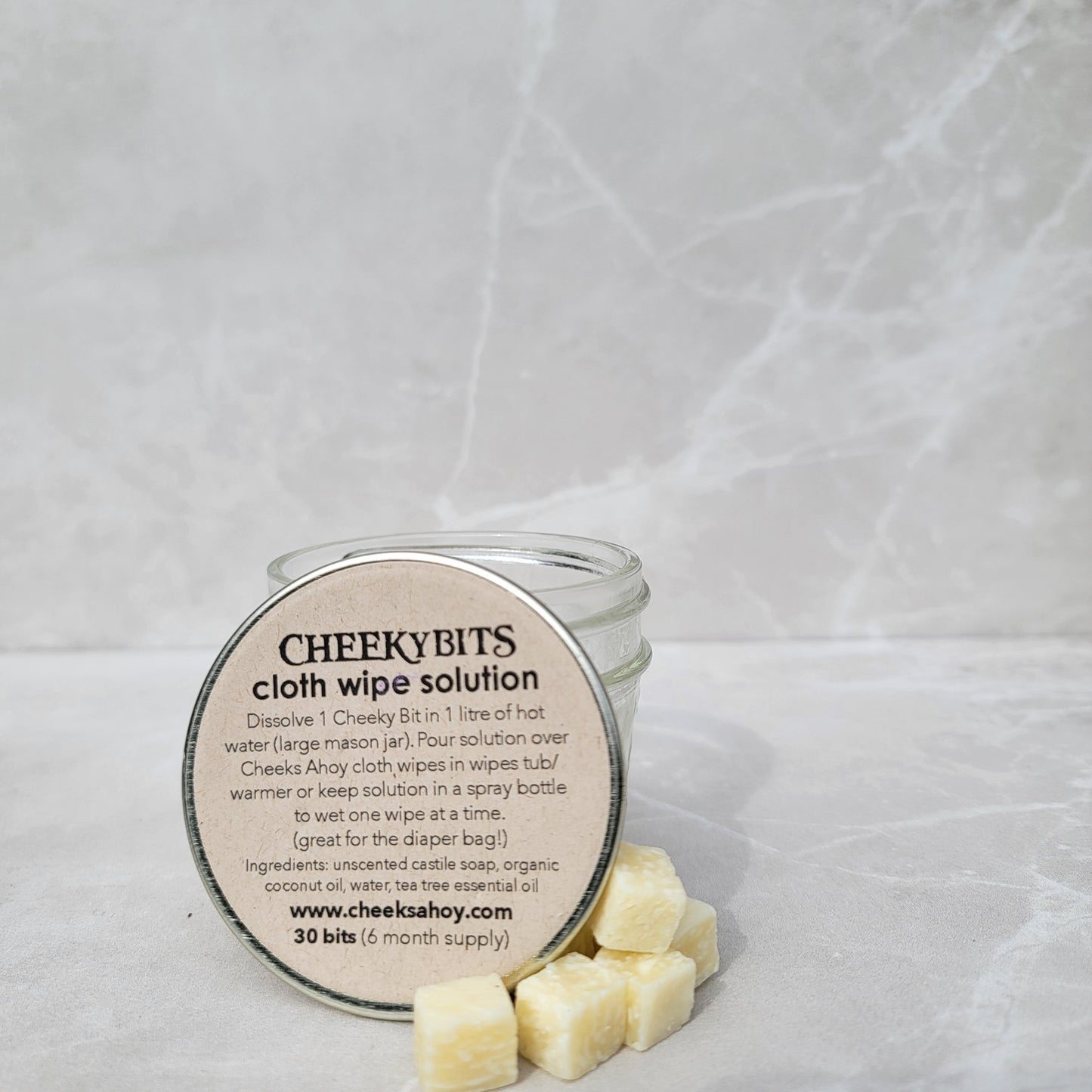 Cheeky Bits - Cloth Wipe Cleaning Solution Cubes