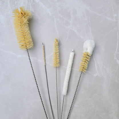 Ensemble de brosses à bouteilles en sisal