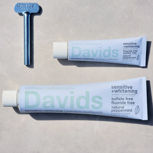 Davids Toothpaste | Sensitive + Whitening