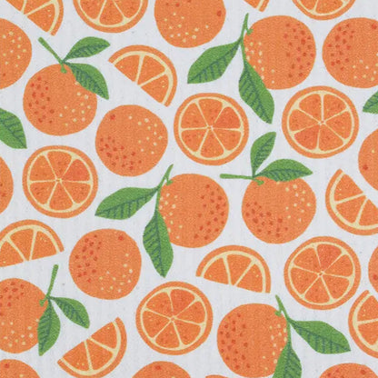 Swedish Dishcloth - Oranges
