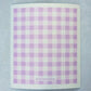 purple gingham swedish dishcloth