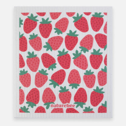 Swedish Dishcloth - Strawberries