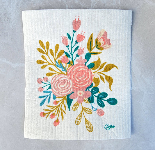 Swedish Dishcloth - In the Garden