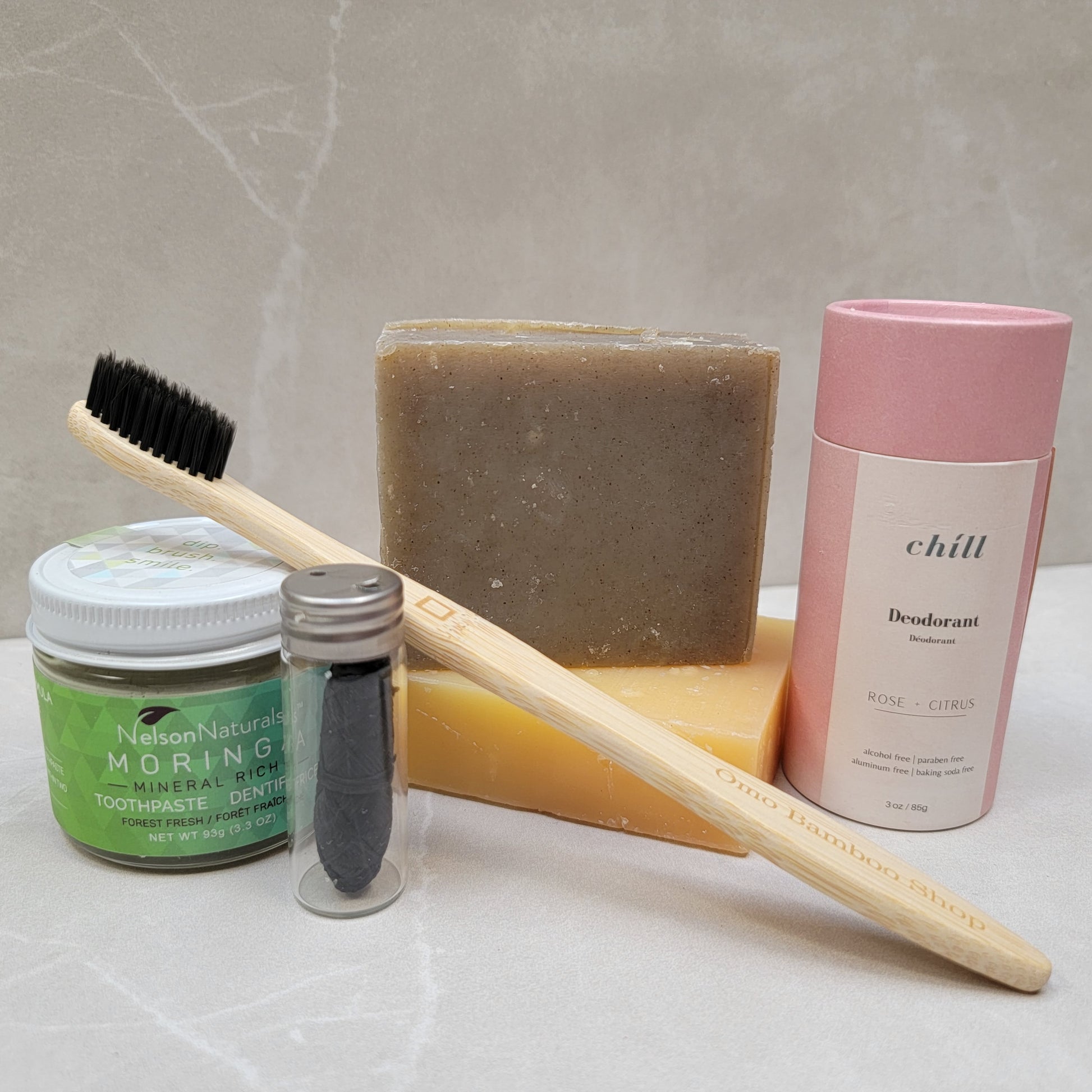 Zero-waste Bathroom Routine Mini Kit Jaded