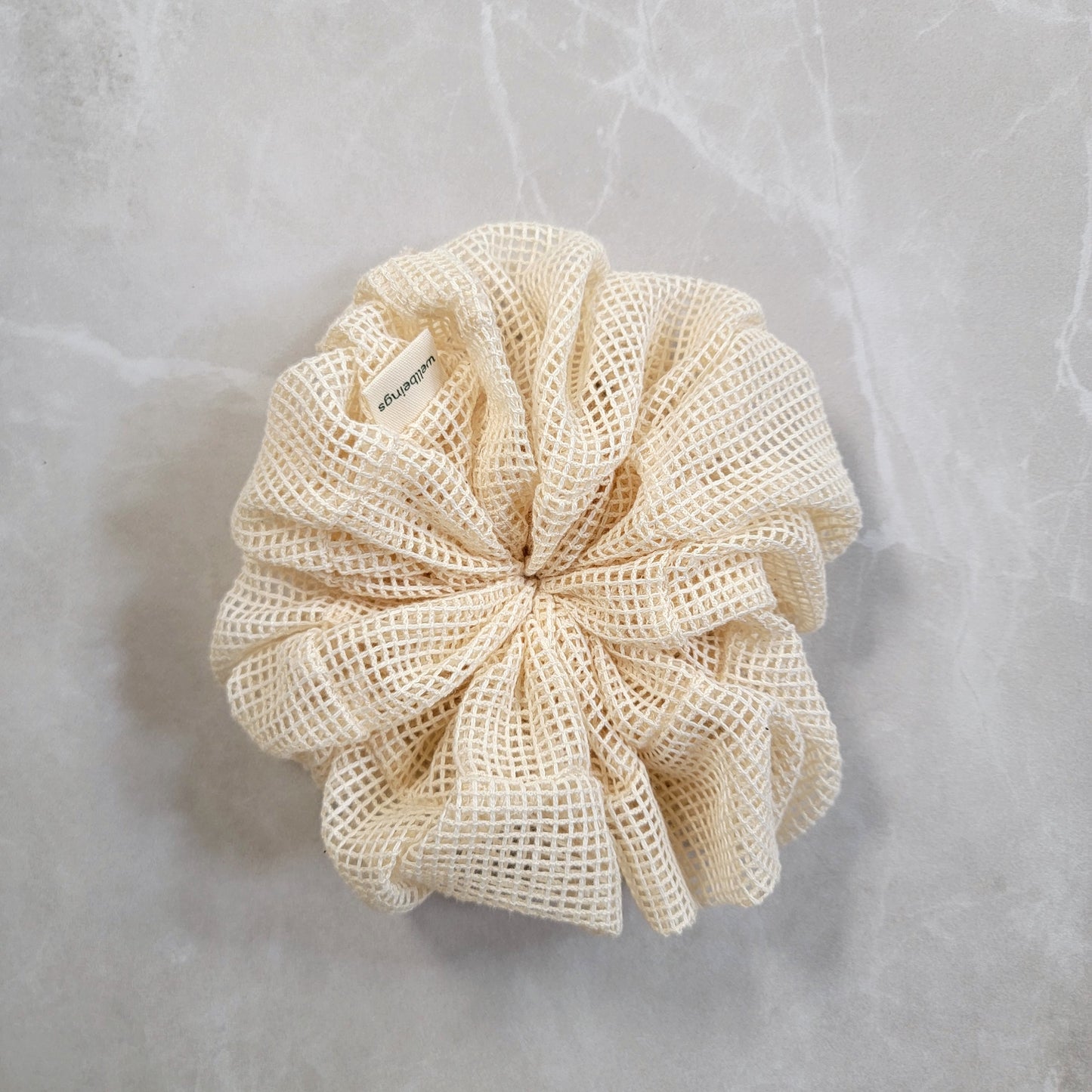 Organic Cotton Shower Pouf