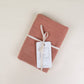 reusable gift wrapping cloth large rust