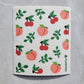 swedish dishcloth peach and cherries 